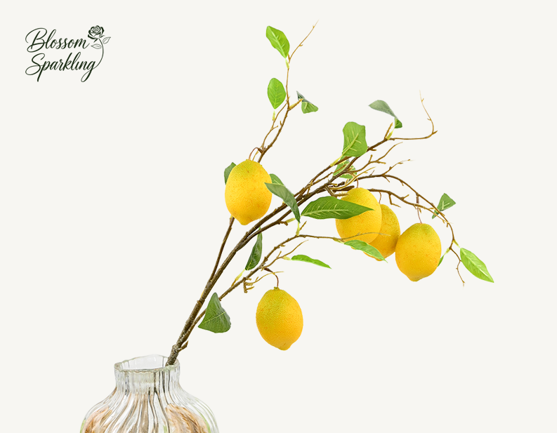 92CM Artificial Large Lemon Branch